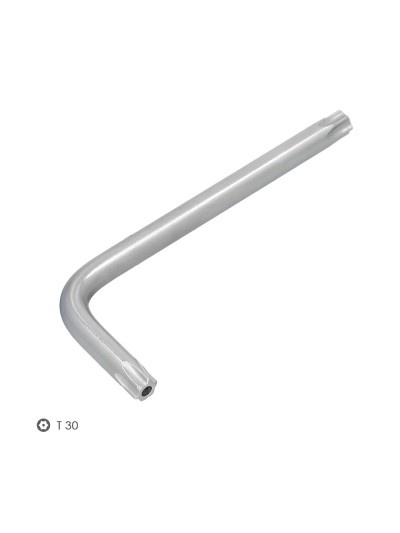 Llave Torx Inviolable Standar Acero Cromo Vanadio Profesional T30 mm. Llave Estrella, Llave Allen Estrella