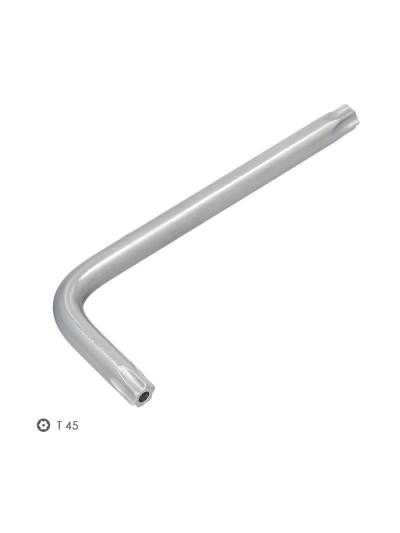 Llave Torx Inviolable Standar Acero Cromo Vanadio Profesional T45 mm. Llave Estrella, Llave Allen Estrella