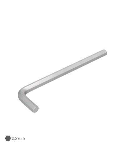Llave Allen Larga Acero Cromo Vanadio Profesional 2,5 mm. Llave Hexagonal, Llave Allen Taller Mecanica, Llave Allen Bricolaje