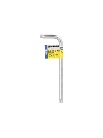 Llave Torx Inviolable Larga Acero Cromo Vanadio Profesional T08 mm. Llave Estrella, Llave Allen Estrella