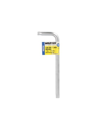 Llave Torx Inviolable Larga Acero Cromo Vanadio Profesional T09 mm. Llave Estrella, Llave Allen Estrella