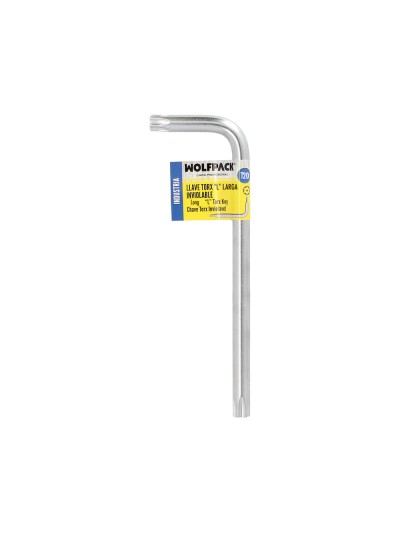 Llave Torx Inviolable Larga Acero Cromo Vanadio Profesional T20 mm. Llave Estrella, Llave Allen Estrella