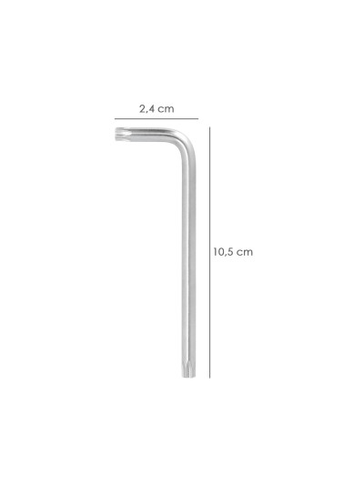 Llave Torx Inviolable Larga Acero Cromo Vanadio Profesional T27 mm. Llave Estrella, Llave Allen Estrella