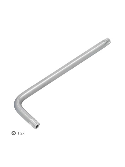 Llave Torx Inviolable Larga Acero Cromo Vanadio Profesional T27 mm. Llave Estrella, Llave Allen Estrella