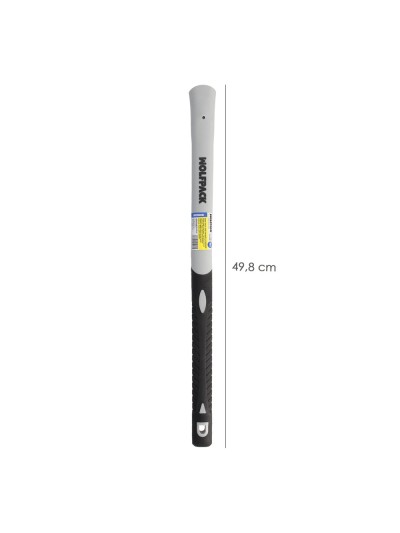 Mango Fibra Vidrio Para Martillos Enconfradores 498 mm. Mango Bimaterial Absorve Vibraciones