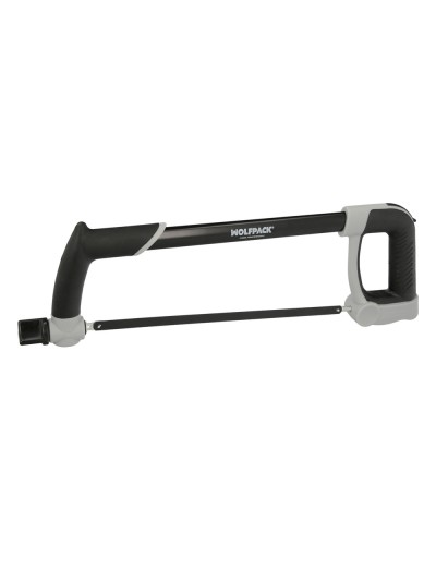Arco Sierra Acero Con Doble Empuñadura Engomada, Angulo Corte Ajustable. Corta Acero, Aluminio, Madera, Plastico, Cobre