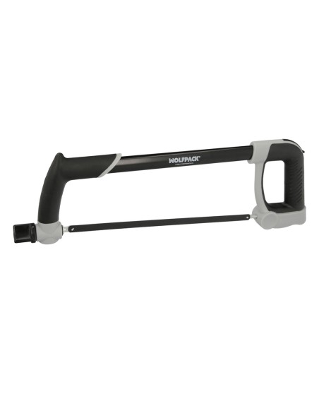 Arco Sierra Acero Con Doble Empuñadura Engomada, Angulo Corte Ajustable. Corta Acero, Aluminio, Madera, Plastico, Cobre