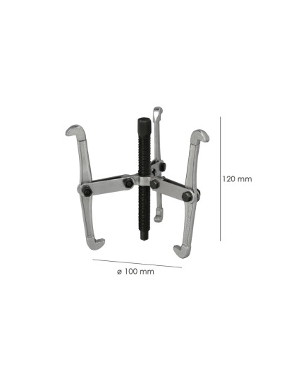 Extractores Interiores / Exteriores 3 Brazos Ø 100 mm. / 4" Extractor Paralelo, Extractor Rodamientos, Extractor Engranajes