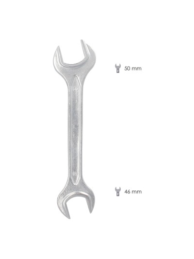 Llave Fija Plus Acero Cromo Vanadio 46x50 DIN 3110. Llave Fija, Llave Fija Doble