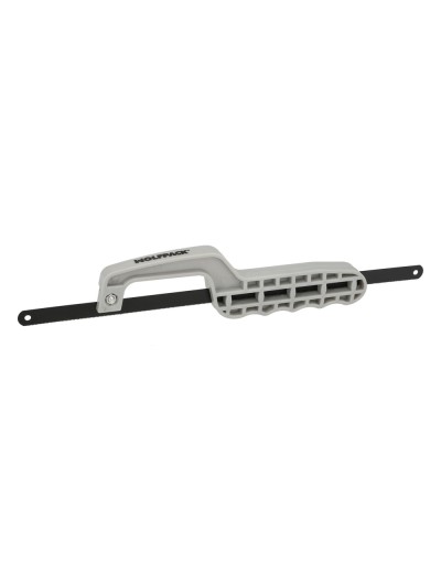 Mini Sierra Empuñadura Plastico Con Hoja 300 mm. Ajustable, Hoja Corte HSS, Serrucho, Segueta, Segueta, Mini Arco Sierra