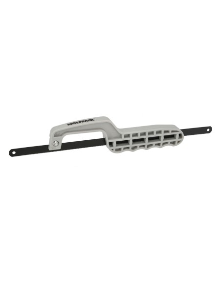 Mini Sierra Empuñadura Plastico Con Hoja 300 mm. Ajustable, Hoja Corte HSS, Serrucho, Segueta, Segueta, Mini Arco Sierra