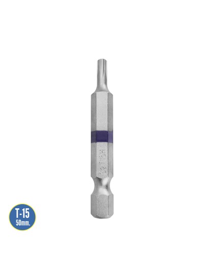 Puntas Largas Destornillador Torx T15 (2 Piezas). Acero S2 al Cromo Vanadio. Puntas Hexagonales, Destorpuntas,