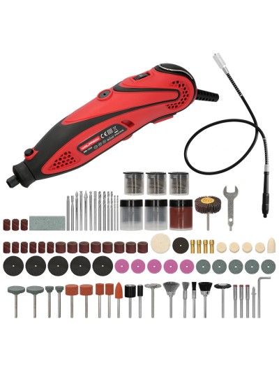 Multiherramienta 135 Watt. Con 210 Accesorios y Maletin. Herramienta Multifunción, Mini Taladro, Herramienta Rotativa, Amoladora