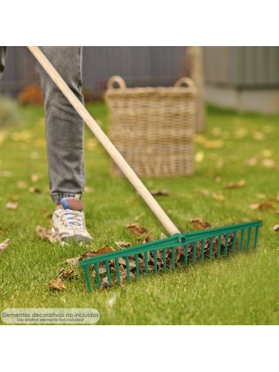 Rastrillo Polipropileno 20 Puas Profesional 63 cm. Rastrillo Jardin, Rastrillo Aceituna, Rastrillo Hojas, Cepillo Hojas Jardin,