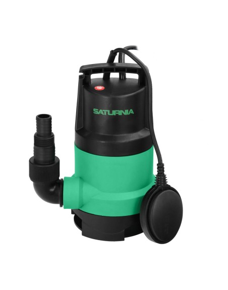 Bomba Aguas Sucias Sumergible 450 W. 8.000 lts/hora, Profundidad 5  Mts, Elevación 5,5 mts. Particulas max. Ø 30 mm.