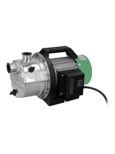 Bomba Aguas Limpias Superficie Acero Inoxidable 1.300 W. 5.000 lts/hora, Profundidad 8 Mts Elevación 50 mts. Presion Max: 5 Bar