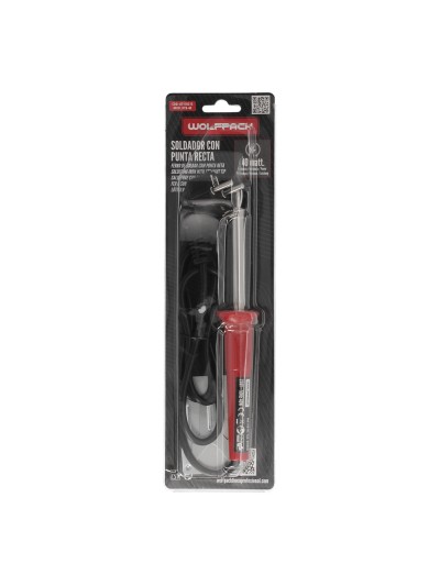 Soldador Wolfpack 40 Watt Punta Recta