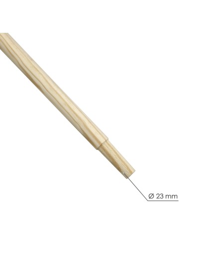 Mango Madera Conico 1500x28 mm. Rastrillo Plástico