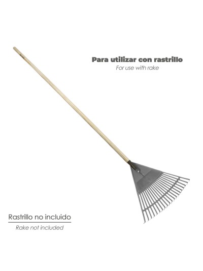 Mango Madera Conico 1500x28 mm. Rastrillo Plástico