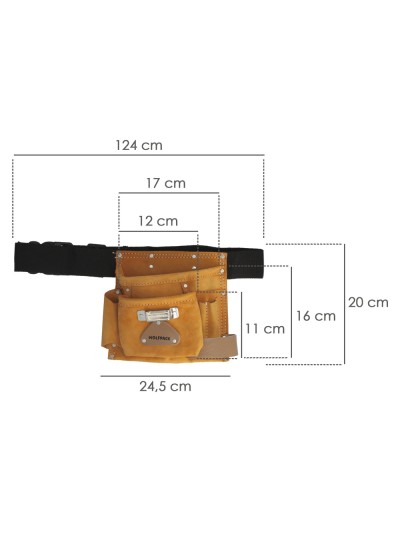 Bolsa Encofrador Sencilla Con Cinturón