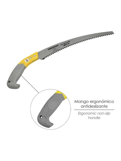 Serrucho Podar Curvo Mango TPR JD-330 Mm
