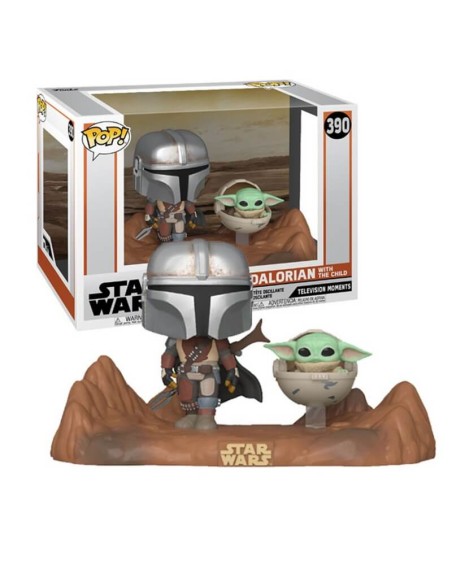 Funko pop star wars the mandalorian the mandalorian & baby yoda
