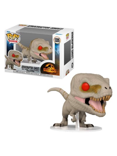 Funko pop cine jurassic park jurassic world 3 atrociraptor (ghost)