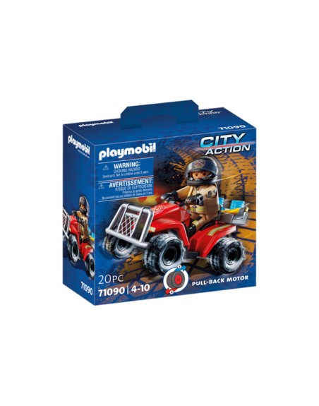 Playmobil bomberos - speed quad