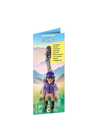 Playmobil llavero jinete