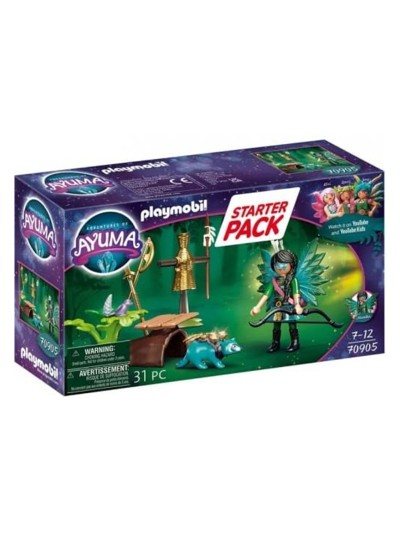 Playmobil starter pack knight fairy con mapache