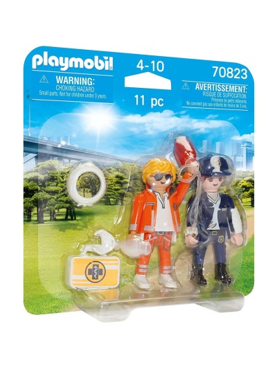 Playmobil duo pack doctor y policia