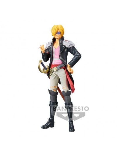 Figura banpresto one piece dxf the grandline men red sanji vol. 4