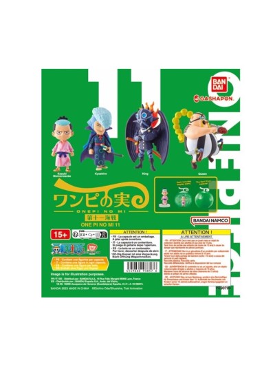 Set gashapon figuras bandai lote 20 articulos one piece no mi 11