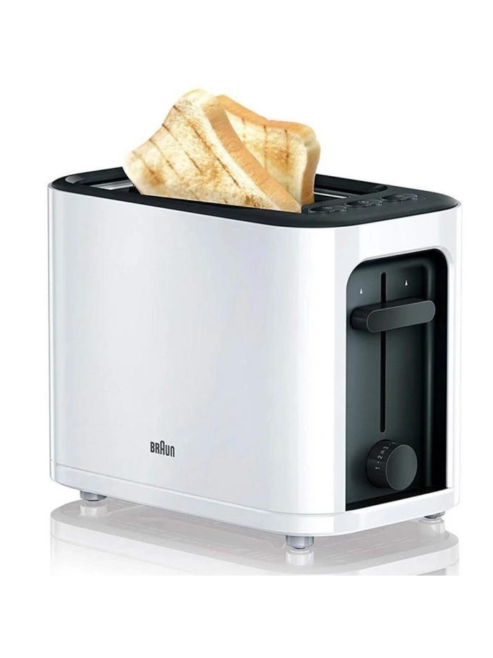 Tostadora braun ht3000wh 1000w Tostadora braun ht3000wh 1000w