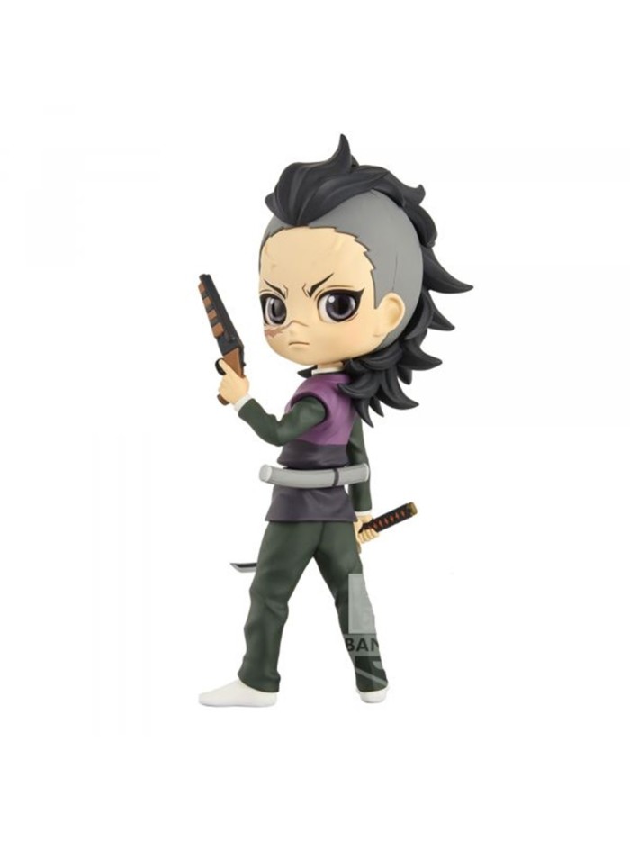 Figura banpresto q posket demon slayer kimetsu no yaiba genya shinazugawa 14cm Figura banpresto q posket demon slayer kimetsu no yaiba genya shinazugawa 14cm