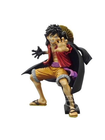 Figura banpresto one piece wanokuni ii king of artist monkey d. luffy 20cm