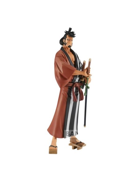 Figura banpresto one piece dxf the grandline men wanokuni kin'emon vol.27 17cm