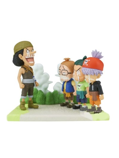 Figura banpresto one piece world collectable log stories usopp pirates 7cm