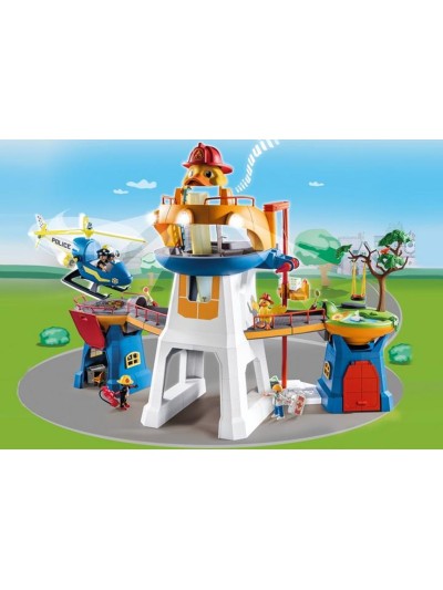 Playmobil duck on call cuarter general