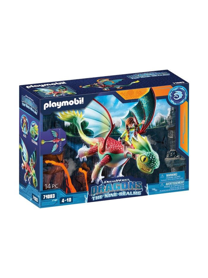 Playmobil dragones: nine realms: feathers & alex Playmobil dragones: nine realms: feathers & alex