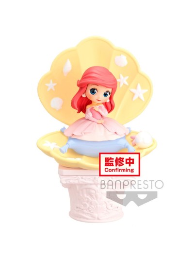 Figura banpresto q posket disney la sirenita ariel vestido rosa ver. b