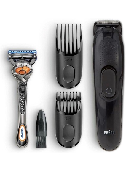 Barbero cortapelos braun sk3300 + gillette fusion