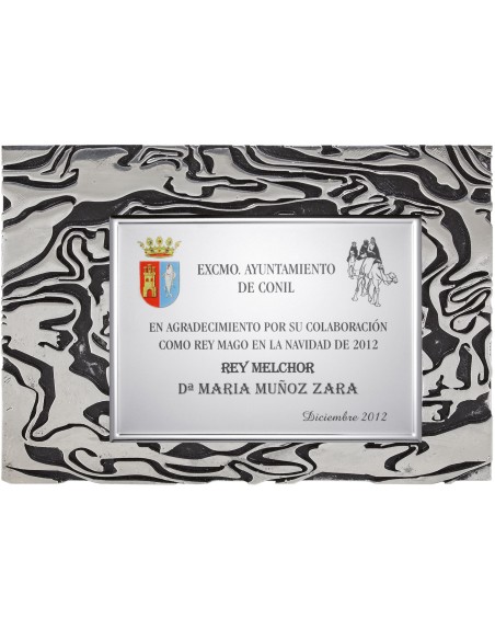 25/26 PLACA + SOPORTE RESINA 12 x 9 CM (E48)(MAD62, MAD13,MAD142,MAD83,MAD52, MAD93)