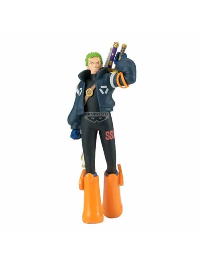 Figura banpresto one piece the shukko zoro ver.egghead 17cm