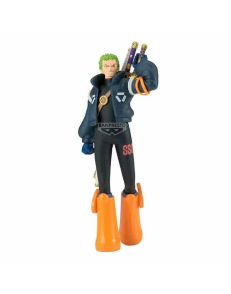 Figura banpresto one piece the shukko zoro ver.egghead 17cm