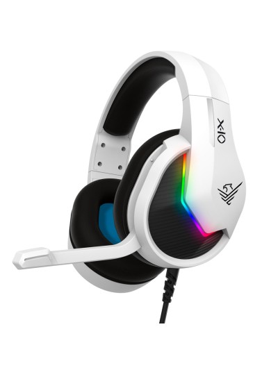 Auriculares gaming phoenix x - io blancos multiplataforma con cable jack y adaptador
