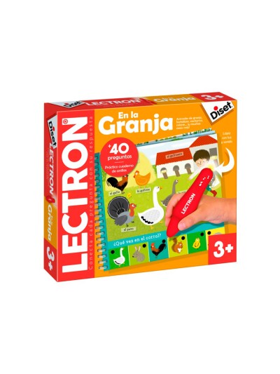 Juego diset didactico lectron en la granja