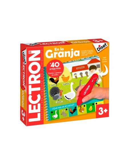 Juego diset didactico lectron en la granja