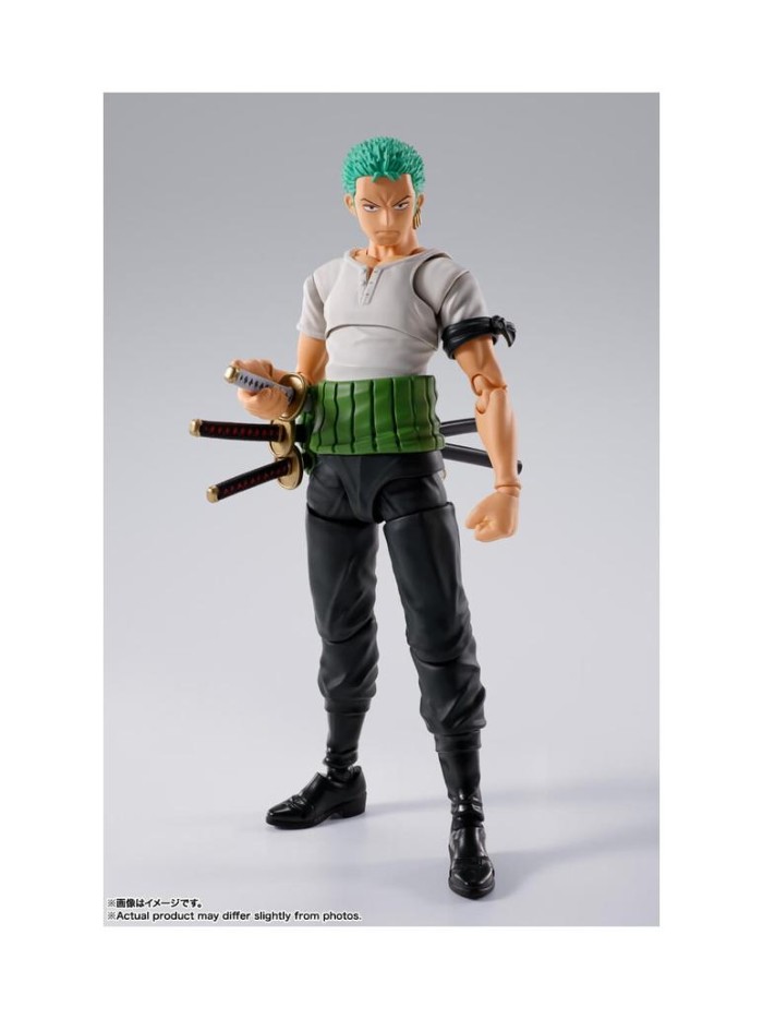 Roronoa zoro - romance dawn - fig. 15 cm one piece sh figuarts re - run Roronoa zoro - romance dawn - fig. 15 cm one piece sh figuarts re - run