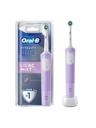 Cepillo dental electrico braun oral b vitality pro protect&clean color lila